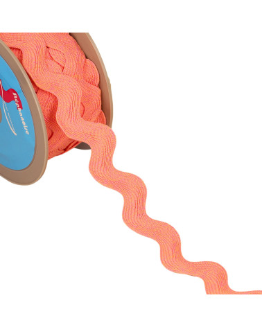 Carrete 15m serpentina moteada gigante 33mm salmón