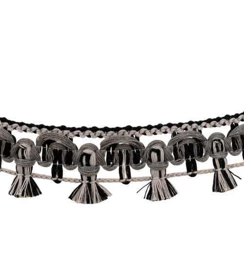 20-m-Rolle mit 27 mm schwarzem Dartgeflecht