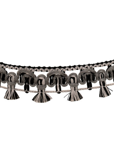 20-m-Rolle mit 27 mm schwarzem Dartgeflecht