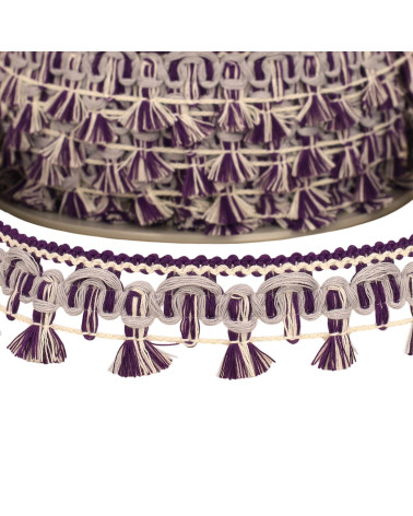 Bobina da 20 m con treccia viola da 27 mm