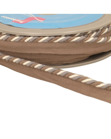 Overhang/piping cord 4mm (foot 10mm) 4mm taupe per meter