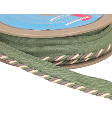 Cavo per sporgenza/tubazione 4 mm (piede 10 mm) 4 mm verde mandorla per metro