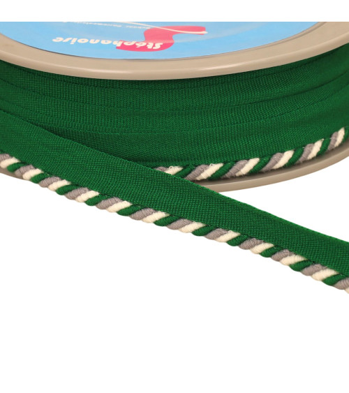 Overhang/piping cord 4mm (foot 10mm) 4mm bright green per meter