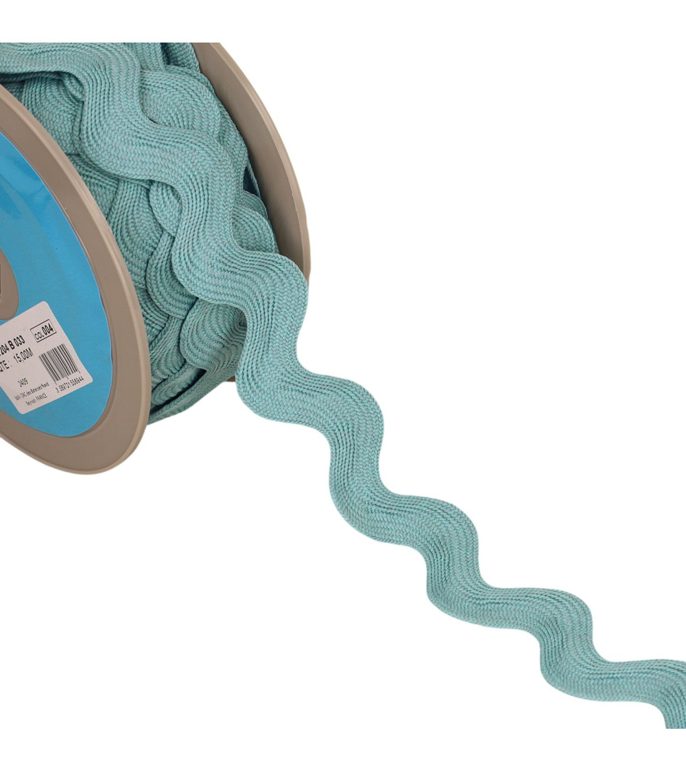 Riesiger gesprenkelter Serpentin, 33 mm wasserblau pro Meter