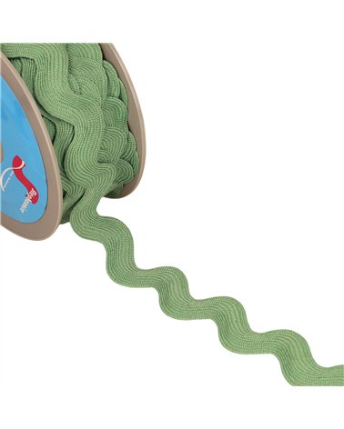 Serpentine géante chinée 33mm vert kaki clair au mètre