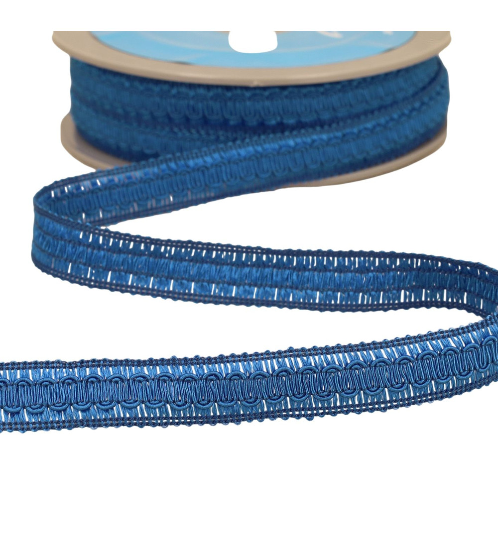 17mm royal blue wave braid per meter