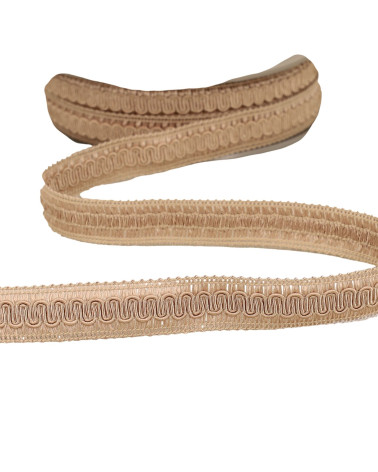 Wave braid 17mm beige per meter
