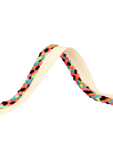 Bobina sporgente da 20m multicolore 13mm beige