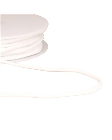 Bobine 30m cordon tressé 4,5mm blanc