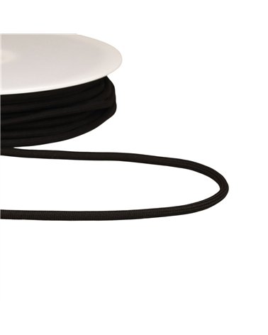 Bobine 30m cordon tressé 4,5mm noir