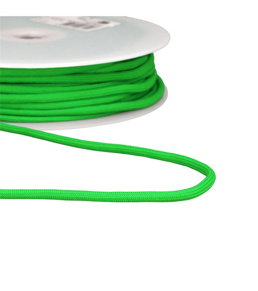 Bobine 30m cordon tressé 4,5mm vert