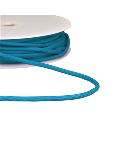 Bobine 30m cordon tressé 4,5mm bleu