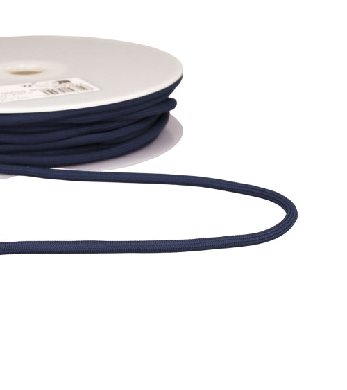 Bobina de 30m de cordón trenzado 4,5mm azul
