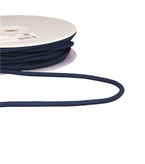 Bobine 30m cordon tressé 4,5mm bleu