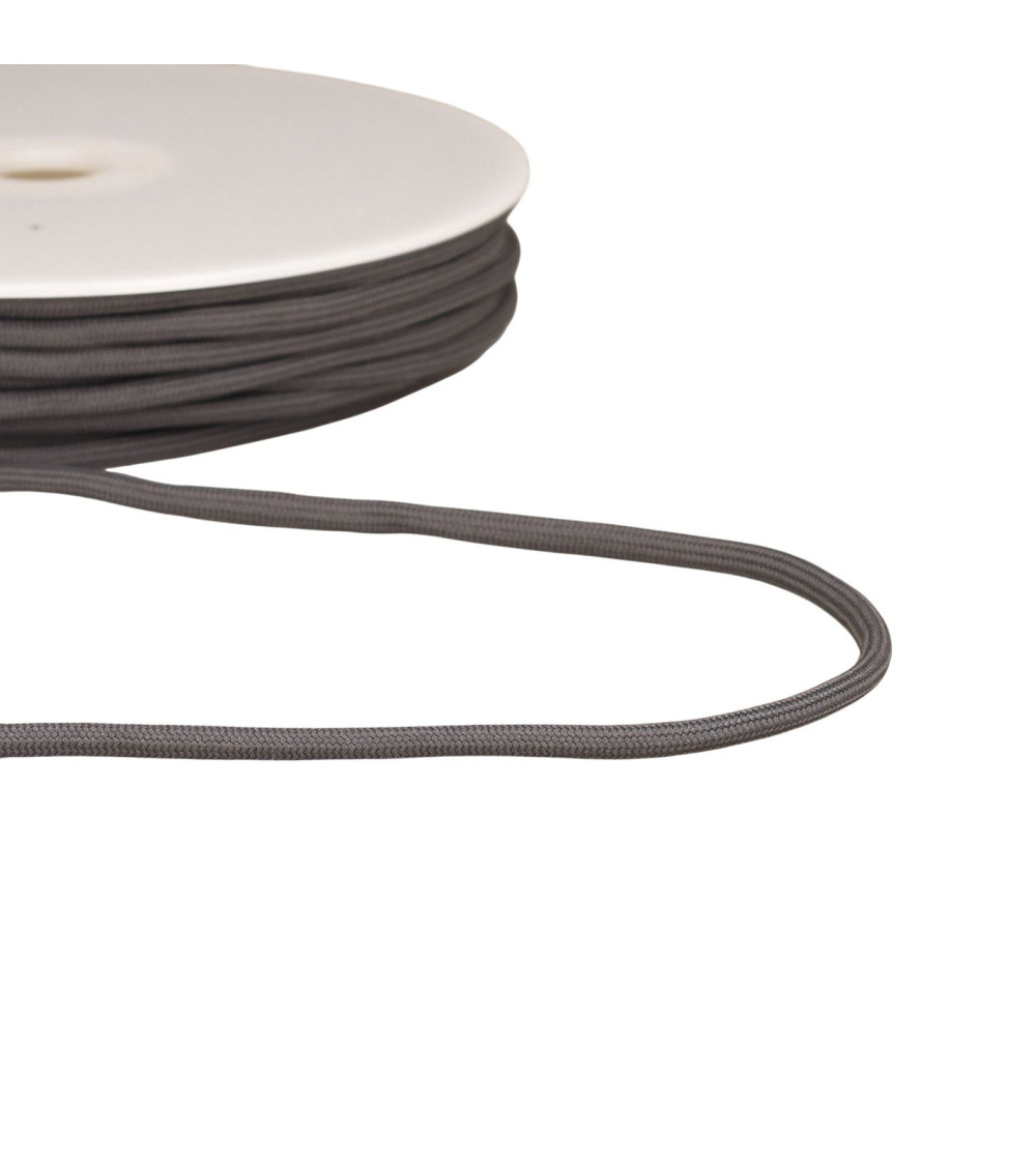 30 m Spule, geflochtenes Kabel, 4,5 mm, Grau