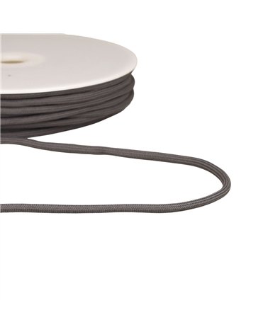 Bobine 30m cordon tressé 4,5mm gris