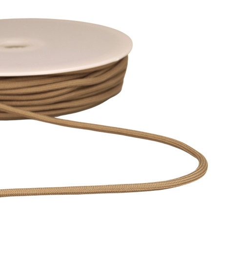 Bobina da 30 m di cordone intrecciato marrone da 4,5 mm