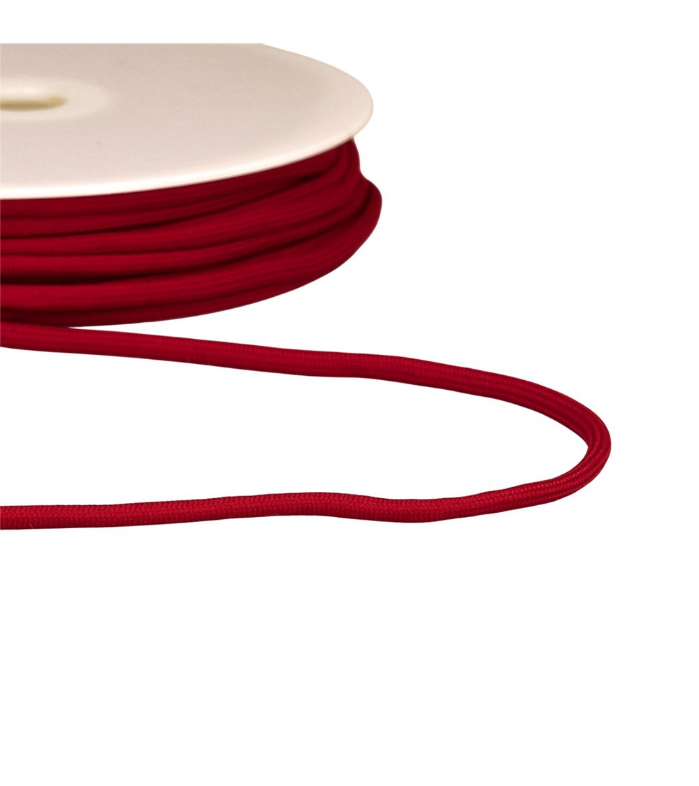 Bobine 30m cordon tressé 4,5mm rouge
