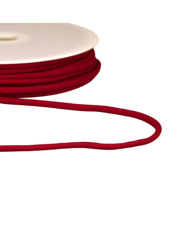 Bobina da 30 m di cordone intrecciato da 4,5 mm rosso