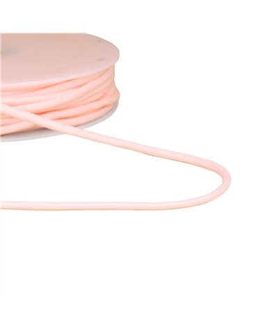 Bobine 30m cordon tressé 4,5mm rose