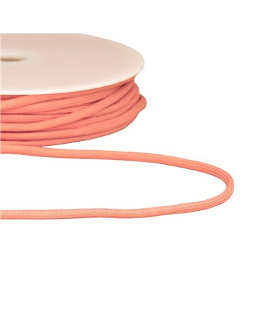 Bobine 30m cordon tressé 4,5mm vieuxrose