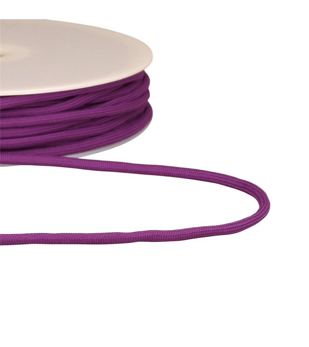 Bobine 30m cordon tressé 4,5mm violet
