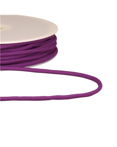 Bobine 30m cordon tressé 4,5mm violet