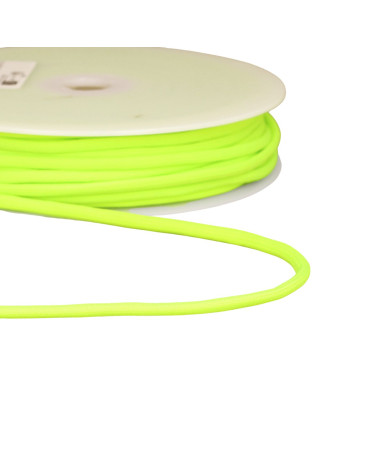 30m spool of 4.5mm braided cord, fluorescent green
