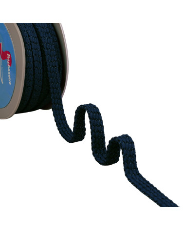 Bobina da 25 m di treccia bicolore da 13 mm blu