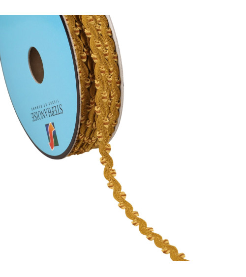 25-m-Rolle, gewellt, Serpentin, 10 mm, Beige