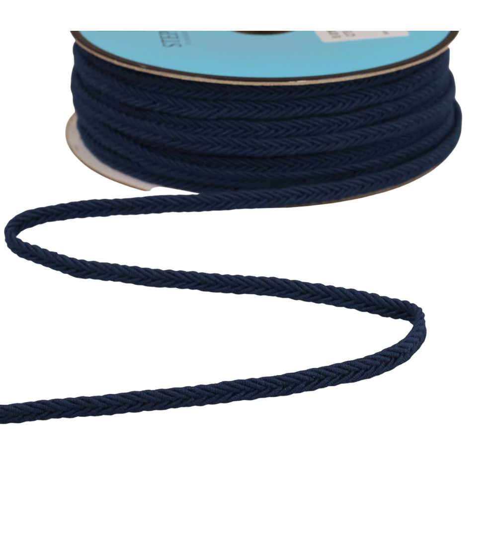 Bobina de 25m de trenza espiga azul de 6mm