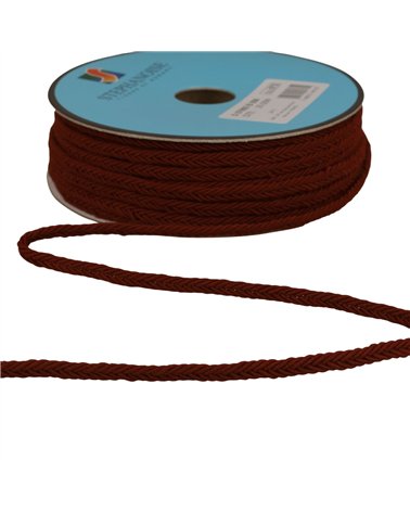 Bobine 25m galon chevrons 6mm rouge