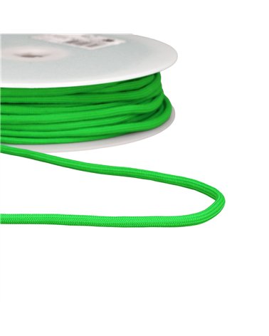 Cordon Tressé 4,5mm vert au mètre