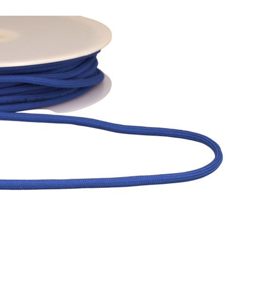 Cordone intrecciato 4,5 mm blu al metro