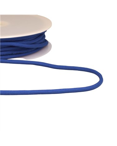 Cordon Tressé 4,5mm bleu au mètre