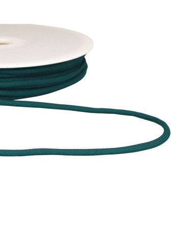 Braided cord 4.5mm blue per meter