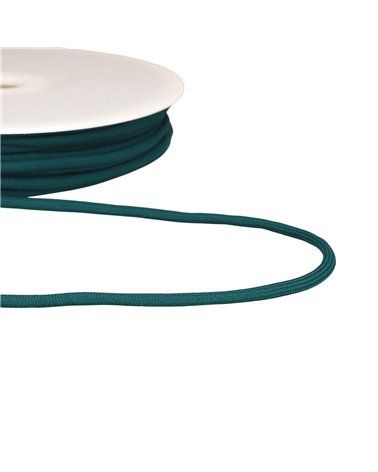 Cordon Tressé 4,5mm bleu au mètre