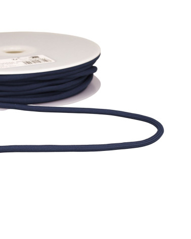 Cordón trenzado 4,5mm azul por metro