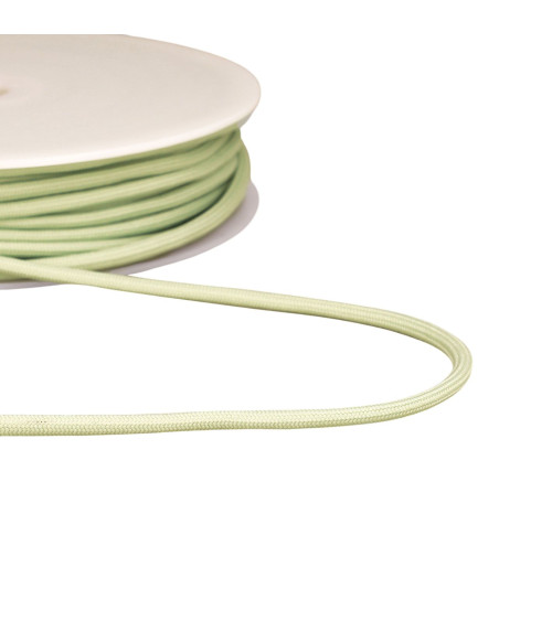 Cordón trenzado 4,5mm verde por metro