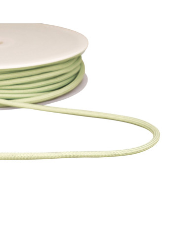 Cordón trenzado 4,5mm verde por metro