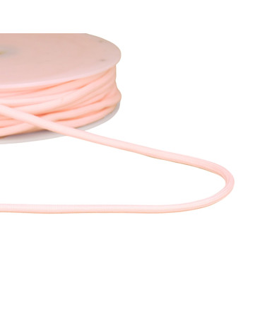 Cordón trenzado 4,5mm rosa por metro