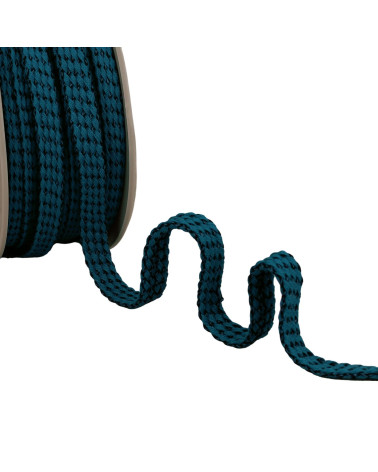 Two-tone braid 13mm blue per meter