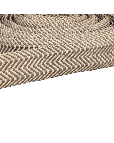 Double Herringbone Webbing 38mm gray per meter