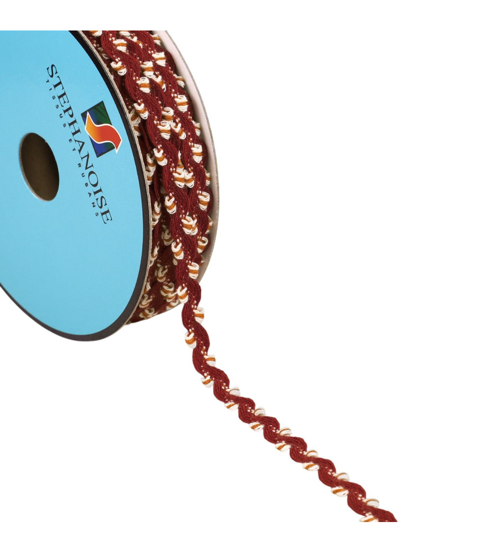 Serpentino smerlato 10 mm rosso al metro