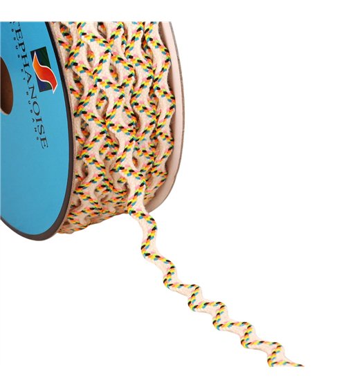 Serpentine Multicolore 10mm beige au mètre