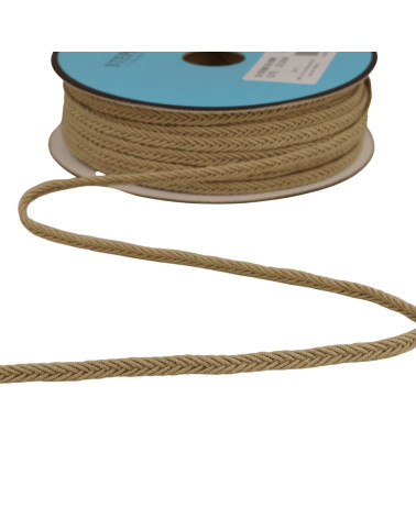 Fischgrätengeflecht 6 mm beige pro Meter