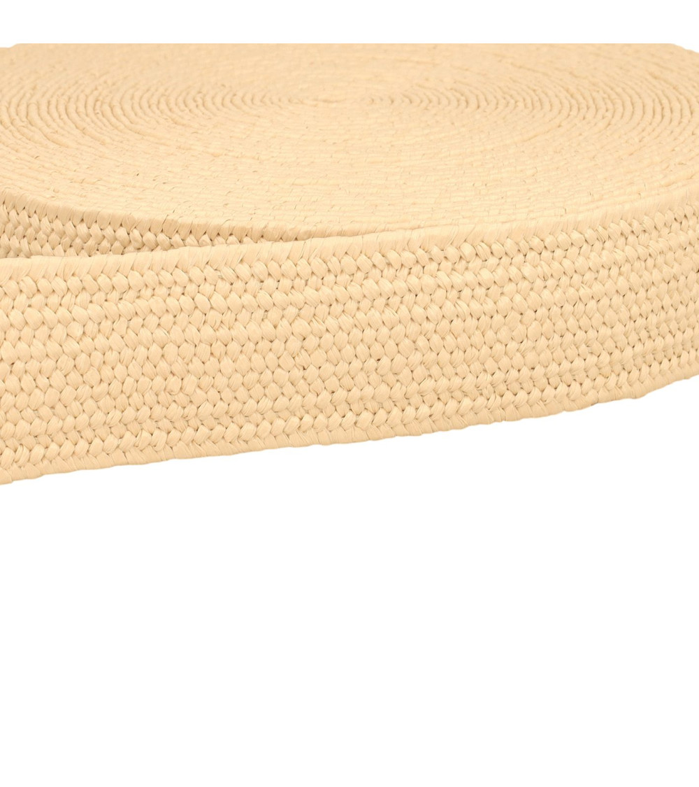 15m reel natural look stretch ecru webbing