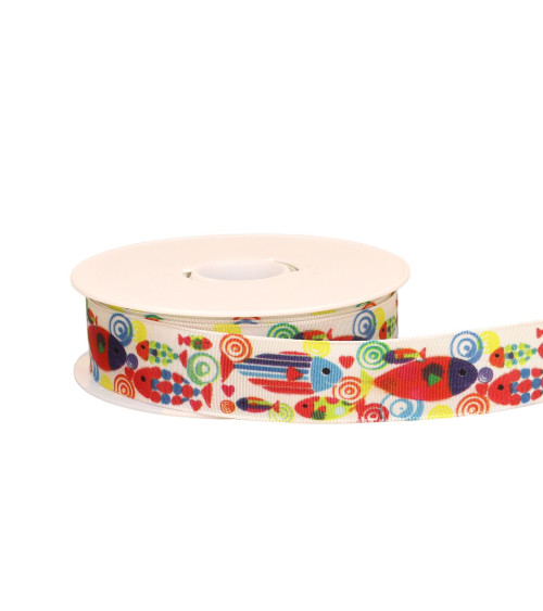 20m spool of brass-plated white fish tape