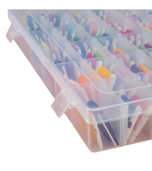 Coffret organiser - Boîte de rangement DMC pour fils de broderie