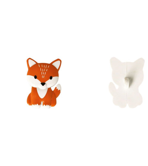 Set of 6 fox base buttons 24mm x 16mm